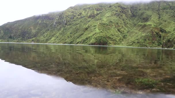 Refleksi Danau Luar Ruangan Tenang — Stok Video