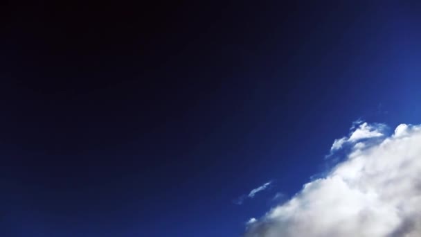 Céu Nuvens Verão Azul Sol — Vídeo de Stock