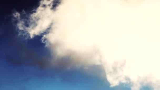 Nuvens Vento Céu Tempestade Vento — Vídeo de Stock