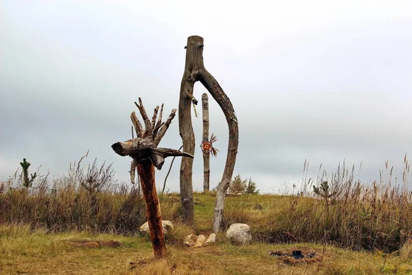 bir pagan ayin için tepe üzerinde yer