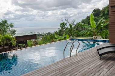 Yüzme Havuzu güzel tropikal tatil