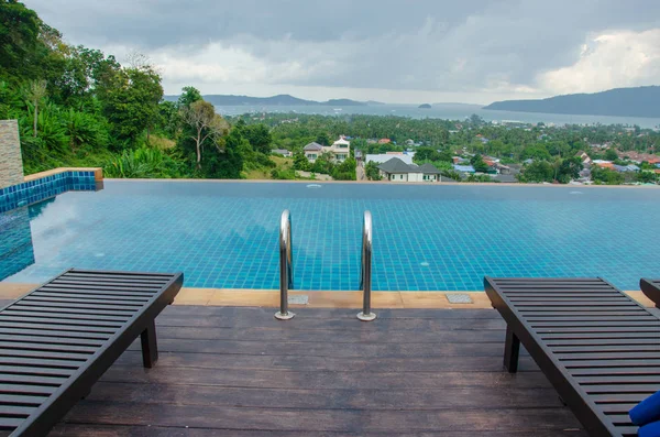 Yüzme Havuzu güzel tropikal tatil