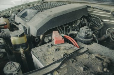 Ayrıntılar modern araba motoru