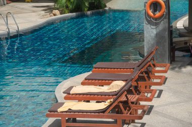 Yüzme Havuzu güzel tropikal tatil