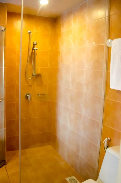 Modernes Interieur Bad Dusche — Stockfoto