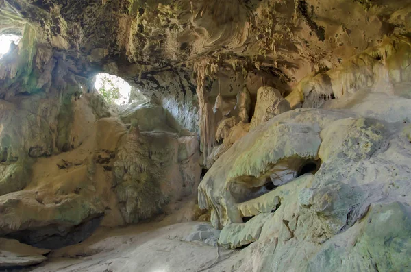 Krabi Piękne Jaskini Tajlandia — Zdjęcie stockowe