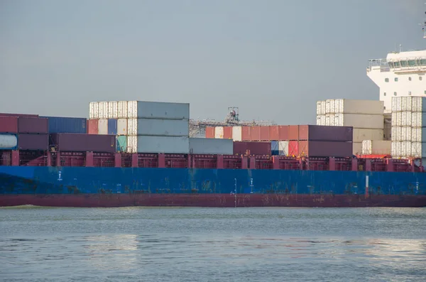 Vervoer Vrachtverzending Logistiek Transport Schip Oceaan — Stockfoto