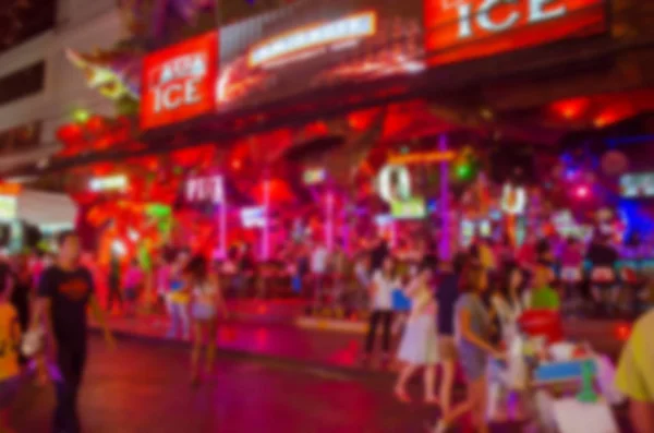 Blur Festival Mercado Nocturno Tourists Can Ser Utilizados Para Exhibición —  Fotos de Stock