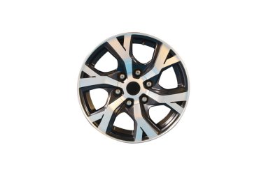 Alaşım jantlar beyaz background.clip yol