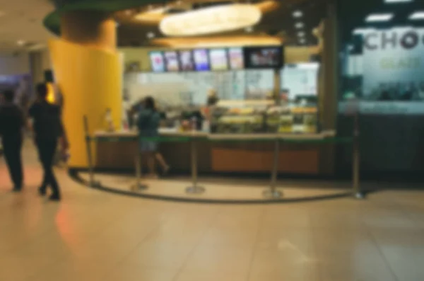 Blur People Order Food Shop Use Background Image — Stock Photo, Image