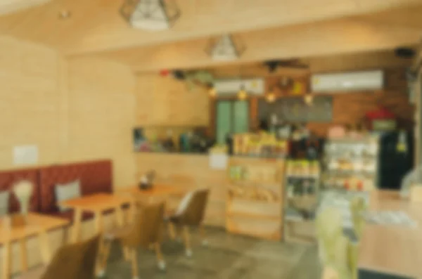 模糊的咖啡店和餐厅内部的背景 — 图库照片