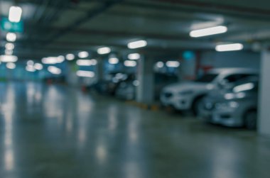 Arka plan bulanık araba park