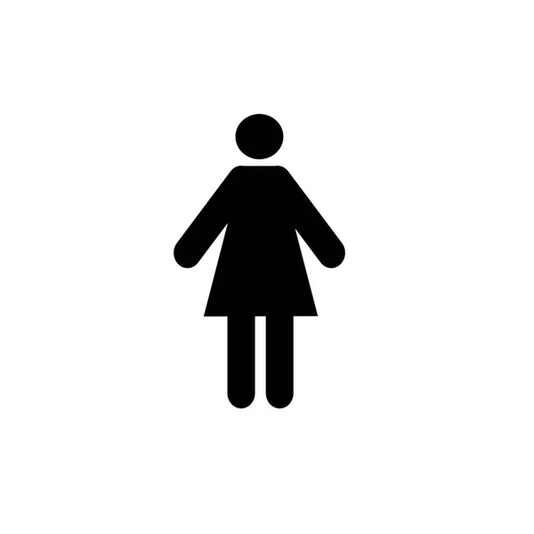 Icône femme — Image vectorielle