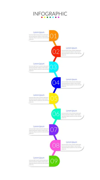 Cronogramas infográficos — Vetor de Stock