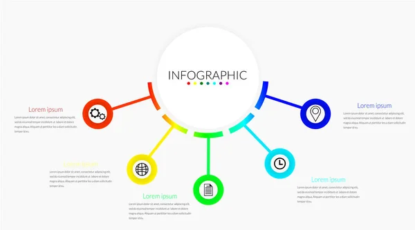 Infographic χρονοδιαγράμματα — Διανυσματικό Αρχείο