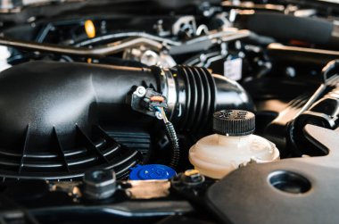 Araba motoru detayı