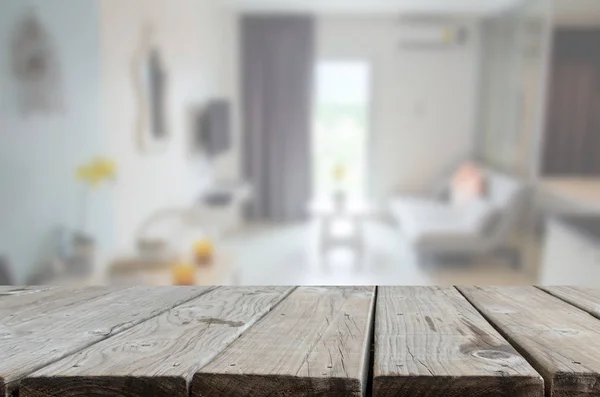 wood table top Blur living room