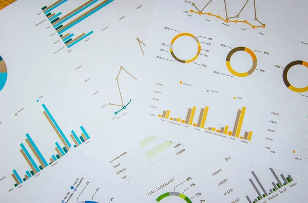 Affärsdiagram — Stockfoto