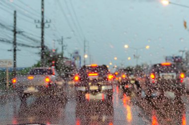 bulanıklık araba yağmur