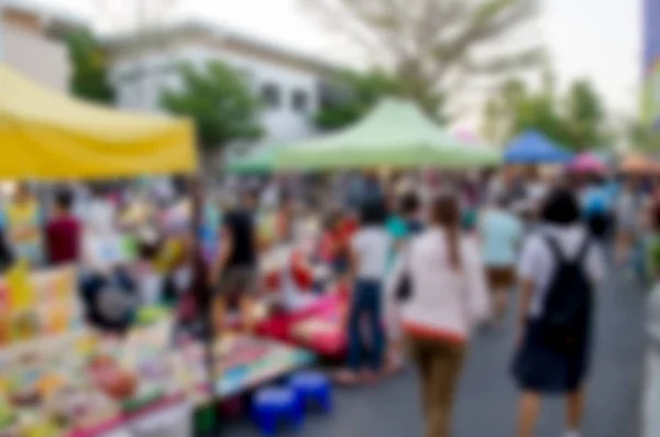 Blur Festival Shopping — Stockfoto