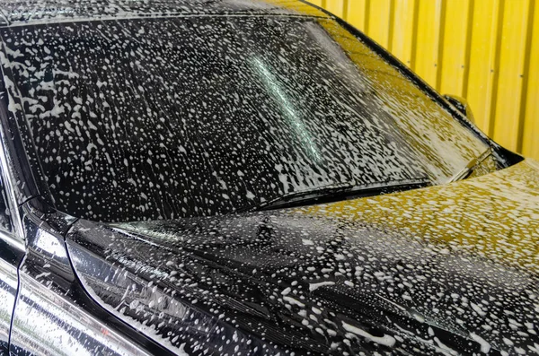 Burbujas de lavado de coche — Foto de Stock