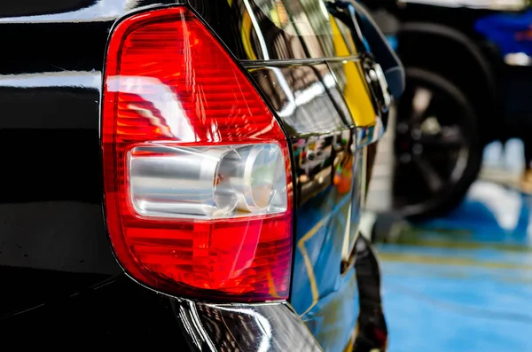 Coche luz de cola — Foto de Stock