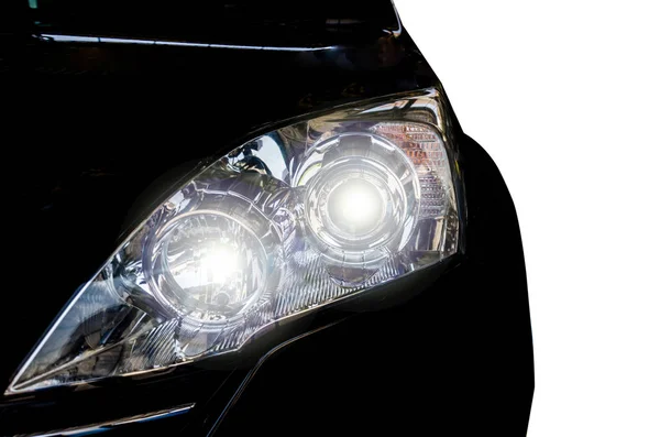 Modern car headlights — Stock Photo, Image