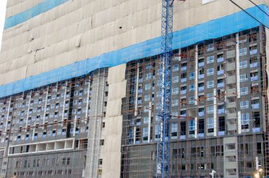 Turna ve bina inşaatı, apartman binası..