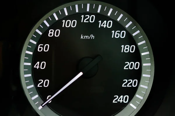 Odometer Rychlost Palubní Deska Moderní Auto — Stock fotografie