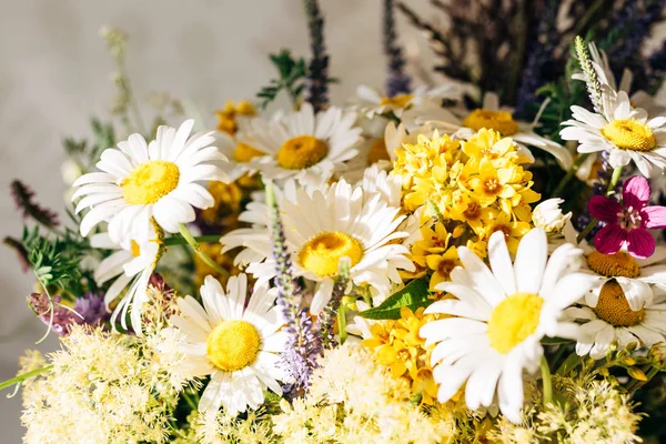 Um buquê de flores silvestres — Fotografia de Stock