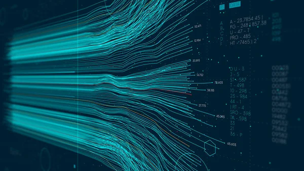 Informação Rede Neural Artificial Análise Cluster Big Data Tecnologias Inteligentes — Fotografia de Stock