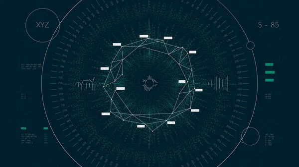 Alta Tecnologia Para Coleta Classificação Big Data Nuvem Informação Digital —  Vetores de Stock