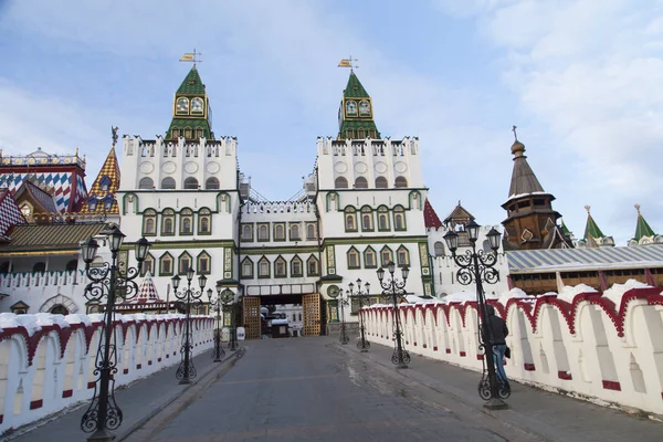 Oude Russische Gebouwen Worden Genoemd Een Toren Wachten Voor Bezoekers — Stockfoto