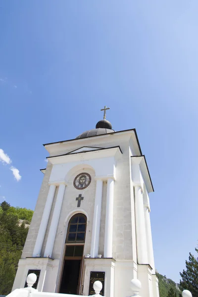 Orthodox Chapel Mountains Costs Reminds Eternal — Stock Photo, Image