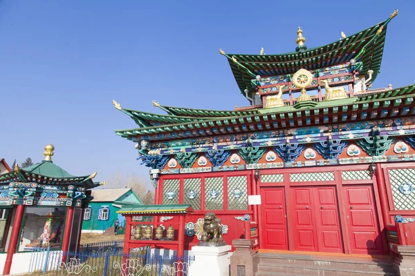 Templo Budista Erige Como Recordatorio Fragilidad Real — Foto de Stock