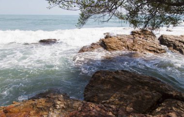 Güzel bir deniz manzarası diğer Güney anımsama çağrıştıran