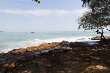 Güzel bir deniz manzarası diğer Güney anımsama çağrıştıran