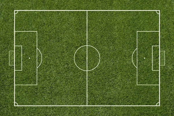 サッカー フィールド サッカー フィールドのテクスチャ背景 — ストック写真