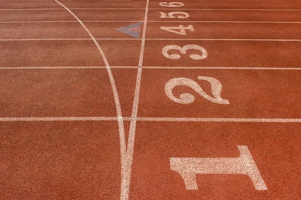 Running track texture with lane numbers