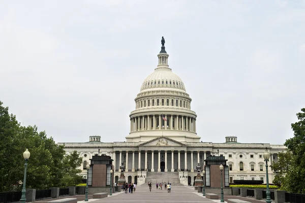 Восточный Фасад Здания Капитолия Сша Вашингтон Округ Колумбия Соединенные Штаты — стоковое фото