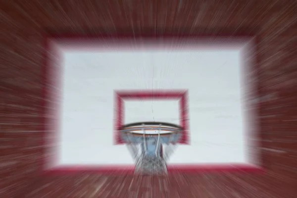 Absract Zoom Pohybu Basketbalový Zápas — Stock fotografie