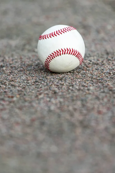 Jeden Baseball Bramkowe Pole Sport — Zdjęcie stockowe