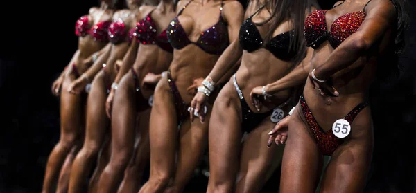 Skönhetstävling Fitness Bikini Contest Sexuell Kvinnas Kropp — Stockfoto