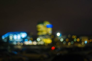 Renkli ışık Bokeh soyut arka plan.
