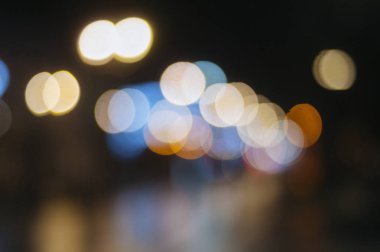 Renkli ışık Bokeh soyut arka plan.