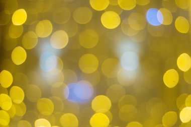 Güzel Noel altın bokeh arka plan boş kopya alanı ile