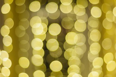 Güzel Noel altın bokeh arka plan boş kopya alanı ile