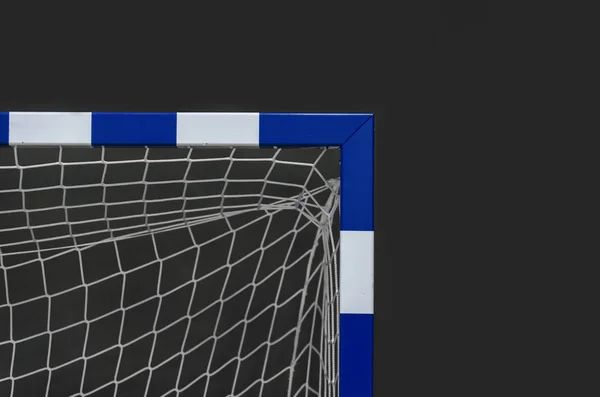 Portão Para Futsal Handebol Ginásio Detalhe Moldura Rede Portão Futebol — Fotografia de Stock
