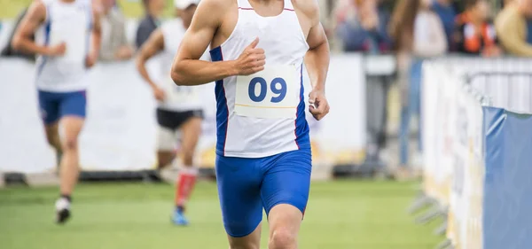 Group of unrecognizable runners outdoors. Long distance running — Φωτογραφία Αρχείου