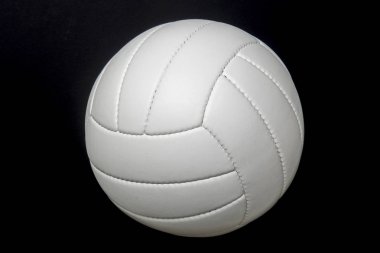 Yeni Voleybol Topu Studio Shot Ve Siyah On İzole